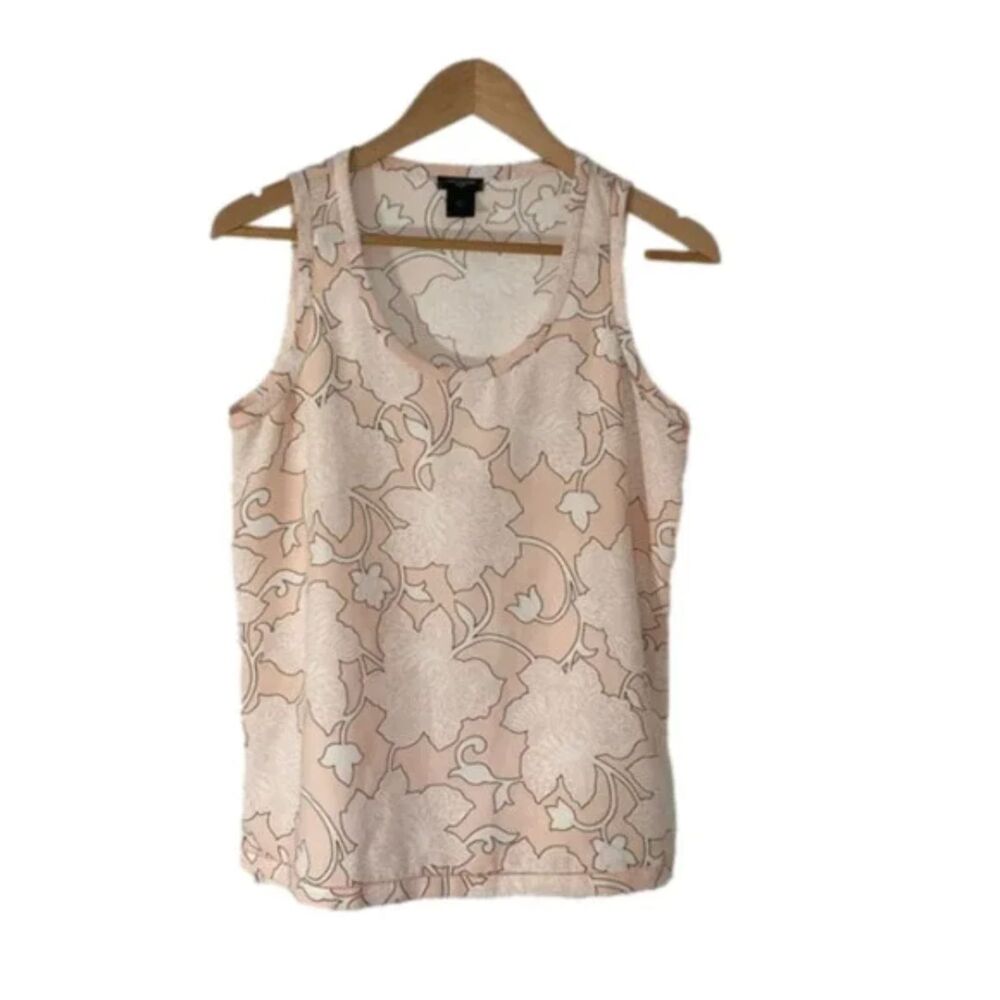 Ann Taylor Sleeveless Floral Blouse – Size S